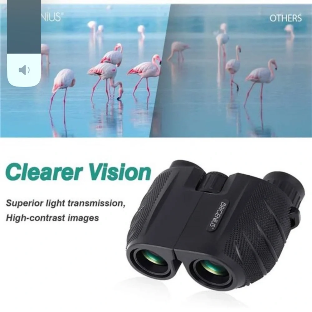 Compact Binoculars, High Powered Binoculars for Adults